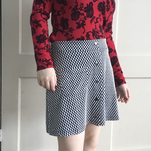 SANS SOUCI CHECKERED SKIRT - Picture 5 of 8